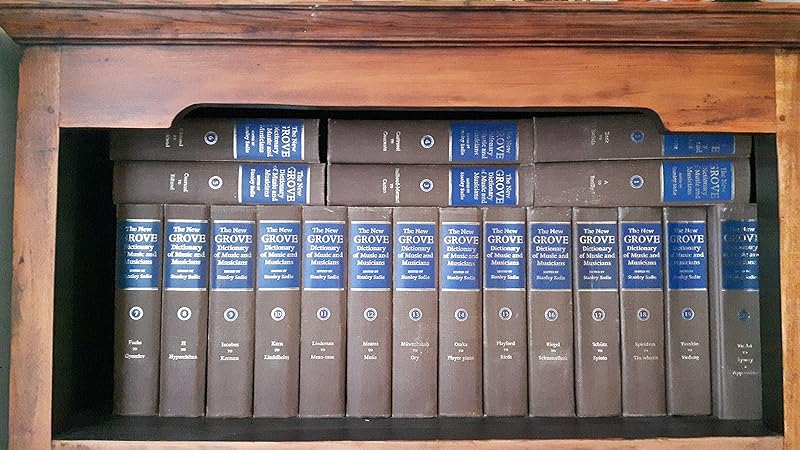 The New Grove Dictionary of Music and Musicians (20 Volume Set) by Stanley Sadie (editor)