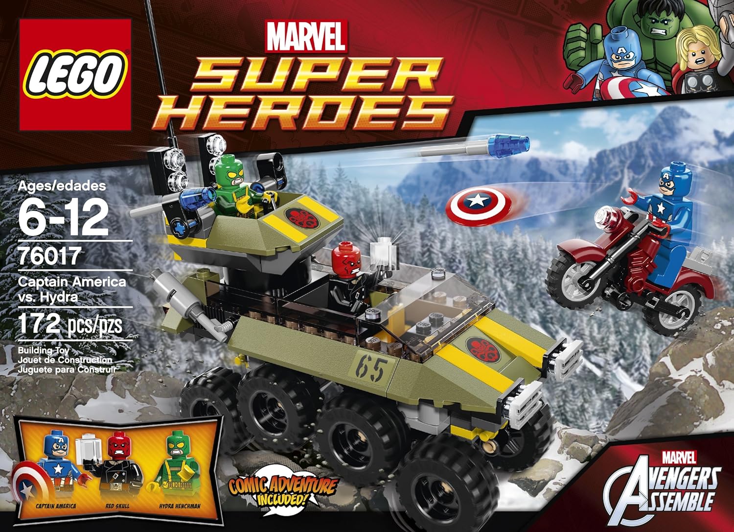 details about lego 76017 marvel superheroes captain america vs.
