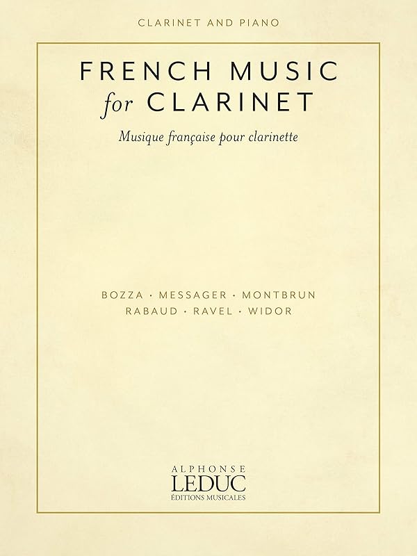French Music for Clarinet: Clarinet and Piano by Hal Leonard Corporation