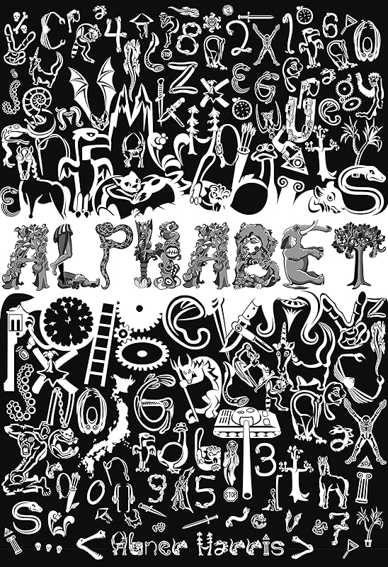 Alphabet (monochromatic) by Abner Harris