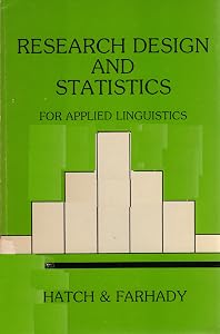 Research Design and Statistics for Applied Linguistics
