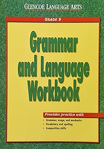 Glencoe Language Arts Grammar And Language Workbook Grade 9