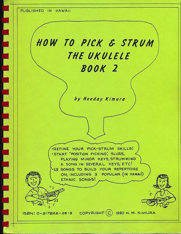 How to Pick and Strum the Ukulele, Book 2 by Hideo Kimura