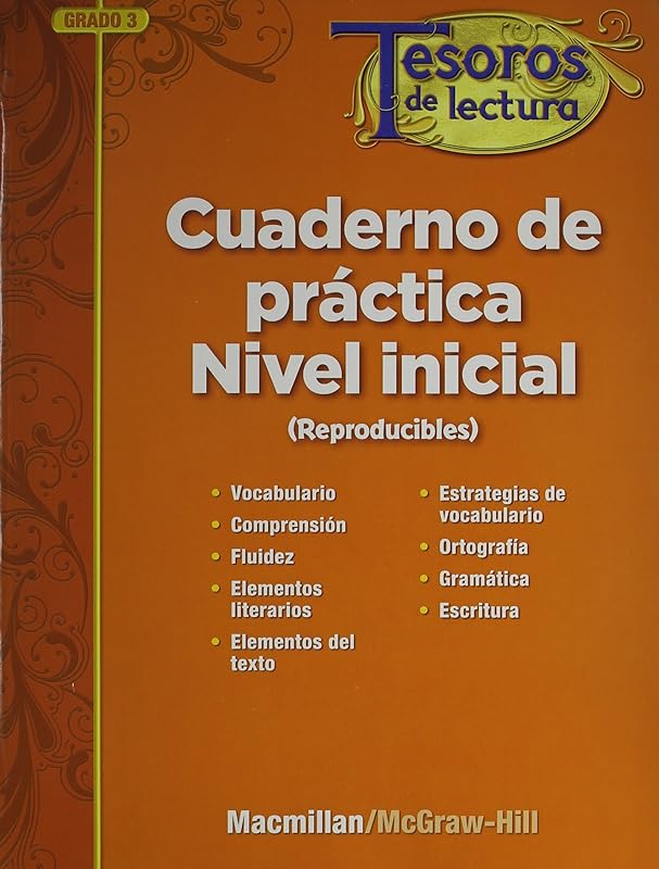 Tesoros de lectura, A Spanish Reading/Language Arts Program, Grade 3, Approaching Reproducibles (ELEMENTARY READING TREASURES) by McGraw-Hill Education