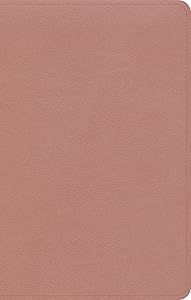 CSB Personal Size Bible, Rose Gold LeatherTouch, Red Letter, Presentation Page, Full-Color Maps, Easy-to-Read Bible Serif Type