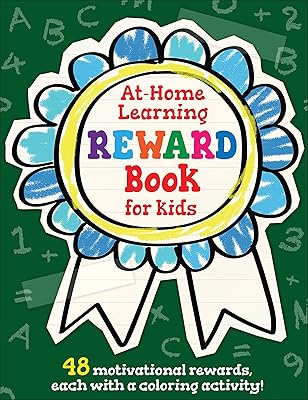 The At-Home Learning Reward Book for Kids: 48 motivational rewards for summer learning, each with a coloring activity!