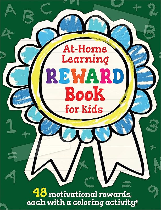 The At-Home Learning Reward Book for Kids: 48 motivational rewards for summer learning, each with a coloring activity! by Sourcebooks