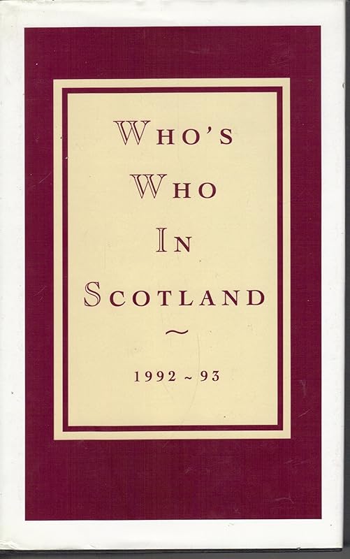 Who's Who in Scotland by unknown author