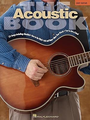 The Acoustic Book Songbook: Easy Guitar (GUITARE)