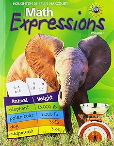Math Expressions, Grade 3 Student Activity Book Consumable: Houghton Mifflin Harcourt Math Expressions
