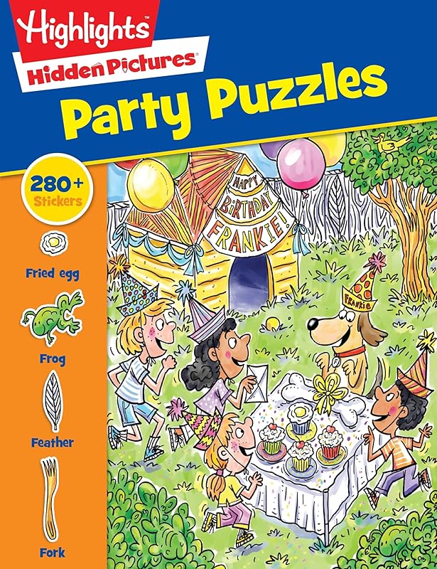 Party Puzzles (Highlights™ Sticker Hidden Pictures®) by Highlights