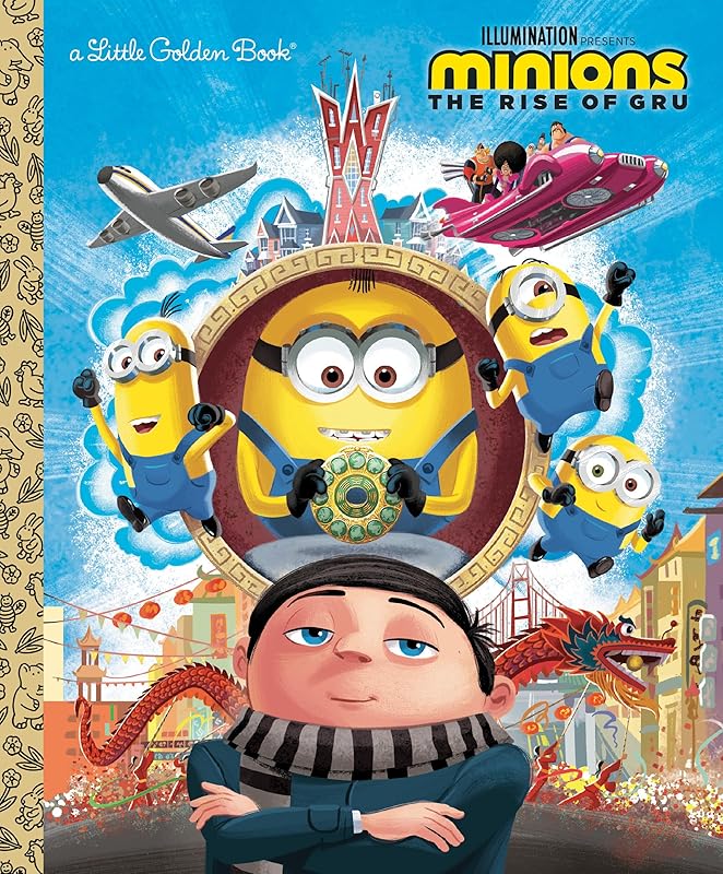 Minions: The Rise of Gru Little Golden Book by David Lewman