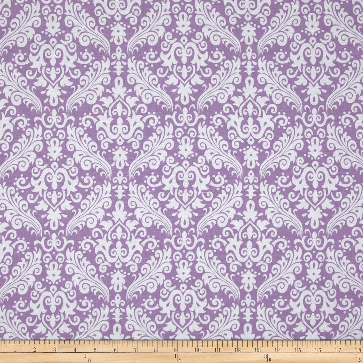 

Riley Blake Medium Damask Lavender Fabric