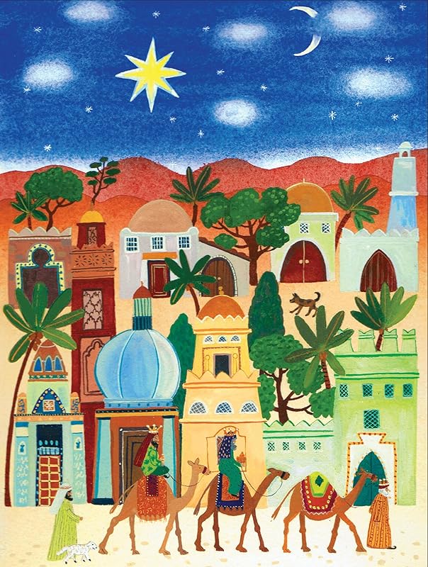 Little Town of Bethlehem Boxed Holiday Full Notecards by Galison