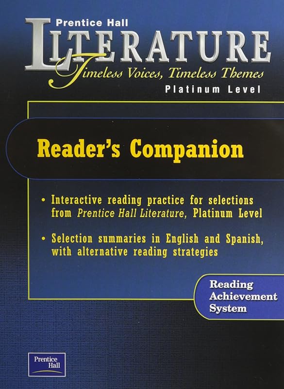 Reader's Companion: Platinum Level by Pearson Prentice Hall