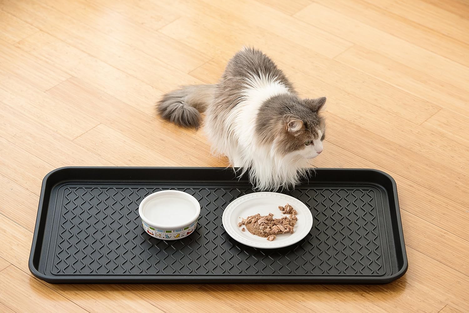 Multi Purpose Mat Tray Floor Protection Dog Food Waterproof Large 30 x