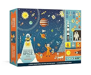 Professor Astro Cat's Frontiers of Space 500-Piece Puzzle: Cosmic Jigsaw Puzzle and Seek-and-Find Poster : Jigsaw Puzzles for Kids by Dr. Dominic Walliman
