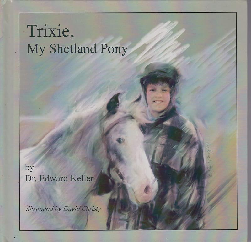 Trixie, My Shetland Pony (Early Dakota Prarie) by Edward Keller