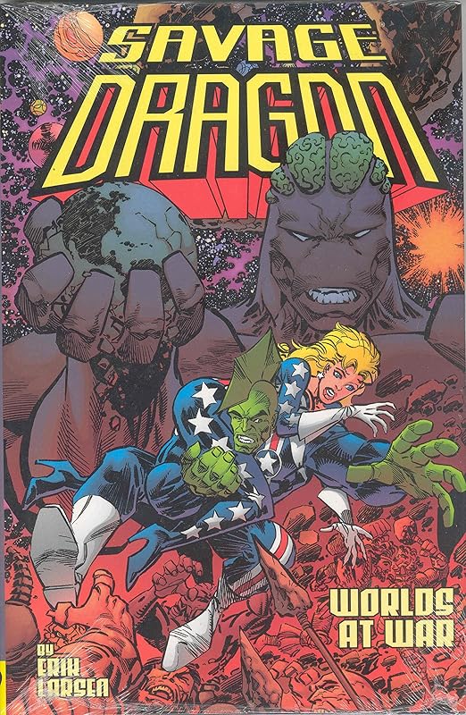 Savage Dragon Volume 9: Worlds At War Signed & Numbered Edition (Savage Dragon (Numbered)) by Erik Larsen