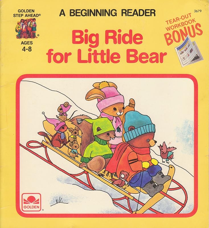 Big Ride For Little Bear (Beginning Readers) by Golden Books