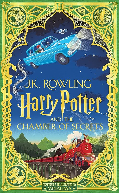 Harry Potter and the Chamber of Secrets (Harry Potter, Book 2) (MinaLima Edition) (Interactive Illustrated Edition) (2) by J. K. Rowling