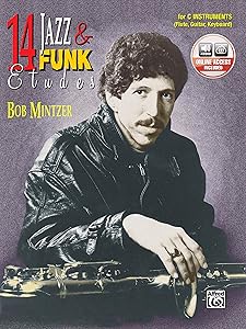 14 Jazz & Funk Etudes for C Instruments with CD (Audio) by Bob Mintzer