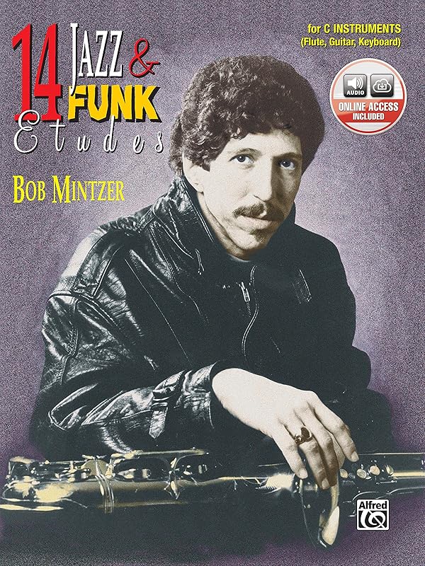 14 Jazz & Funk Etudes for C Instruments with CD (Audio) by Bob Mintzer