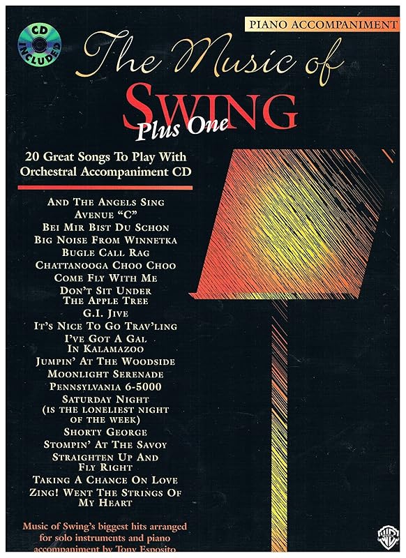 The Music of Swing Plus One: Piano Acc., Book & CD by Tony Esposito