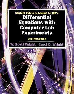 Student Solutions Manual for Zill's Differential Equations with Computer Lab Experiments