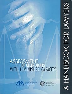 Assessment of Older Adults With Diminished Capacity by not found