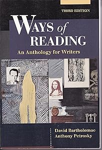 Ways of reading: An anthology for writers