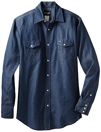 wrangler mens authentic cowboy cut shirt