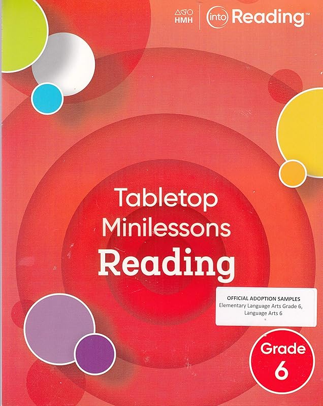 Tabletop Minilessons Reading Grade 6 (Into Reading) by Hmh