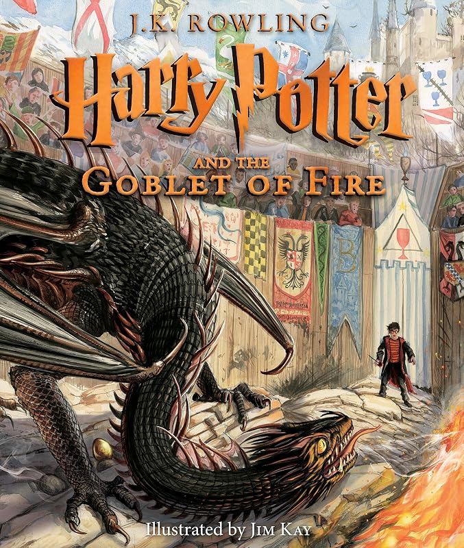 Harry Potter and the Goblet of Fire: The Illustrated Edition (Harry Potter, Book 4) (4) by J. K. Rowling