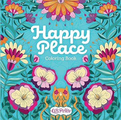 Happy Place Coloring Book