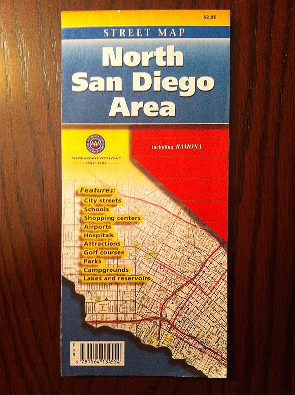 San Diego North Area by Automobile Club of Southern California