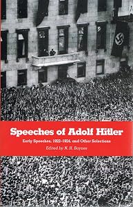 Speeches of Adolf Hitler: Representative Passages from the Early Speeches, 1922-1924, and Other Selections