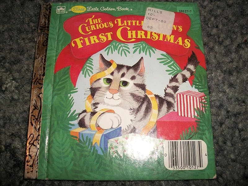 Curious Kitten's Christmas (Little Golden Book) by Golden Books