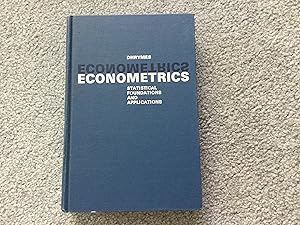 Econometrics: Statistical Foundations and Applications by Michael Olpin