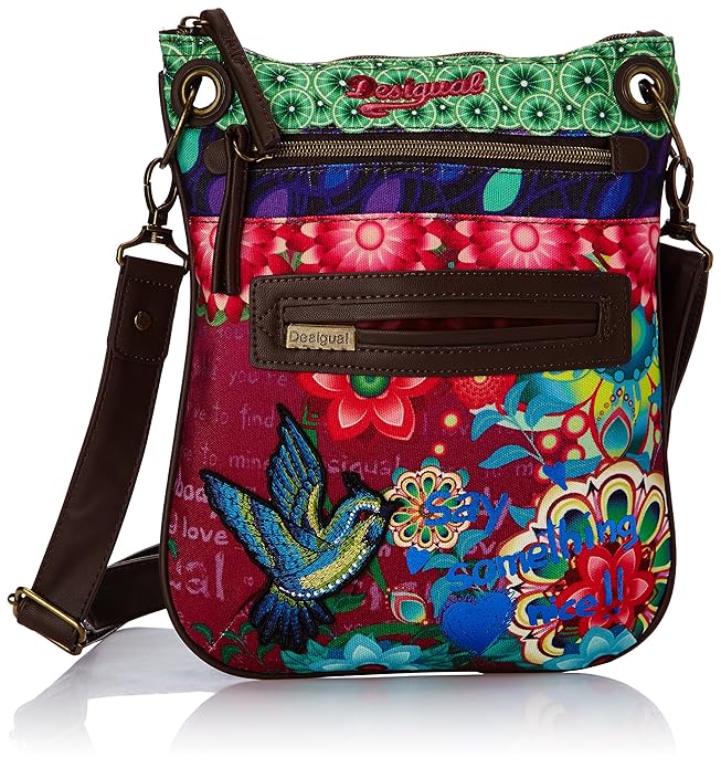 Desigual BANDOLERA PAULINA - Bolsa bandolera para mujer en Amazon