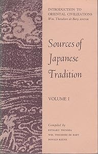 Sources of Japanese Tradition, Vol. 1 by Ryusaku Tsunoda
