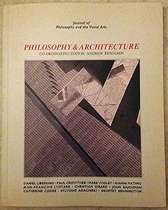 Philosophy & Architecture by Andrew Benjamin