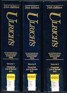 Ulrich's International Periodicals Directory: A Classified Guide to Current Periodicals, Foreign and Domestic (Ulrich's International Periodicals Directory (Separate Vols))