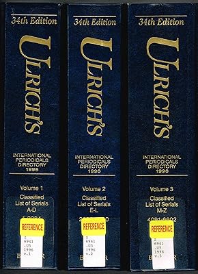 Ulrich's International Periodicals Directory: A Classified Guide to Current Periodicals, Foreign and Domestic (Ulrich's International Periodicals Directory (Separate Vols))
