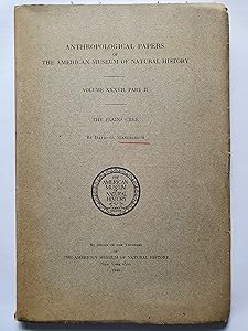 The Plains Cree. Anthropological Papers of The American Museum of Natural History, Volume XXXVII, Part II by David G. Mandelbaum