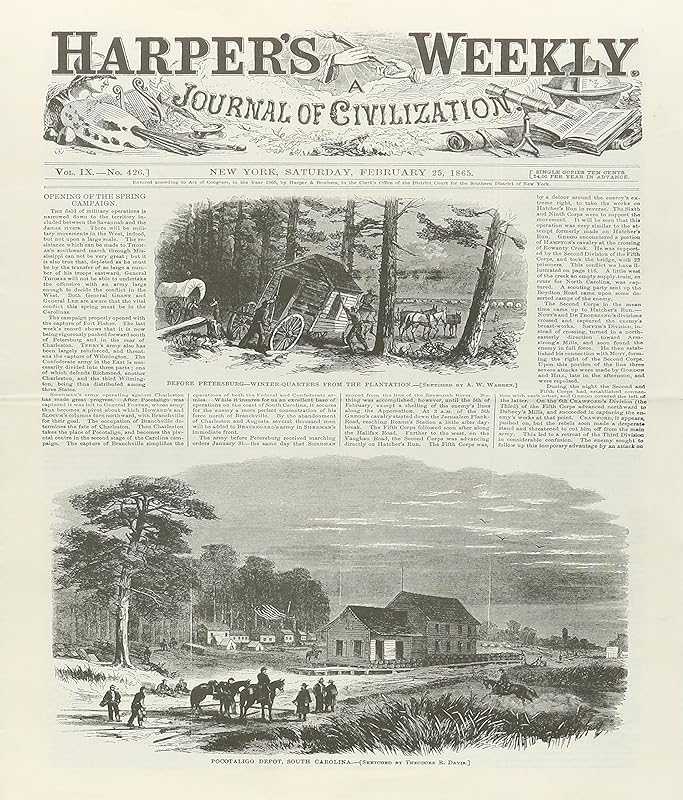 Harper's Weekly February 25, 1865 by Harper's Weekly Staff