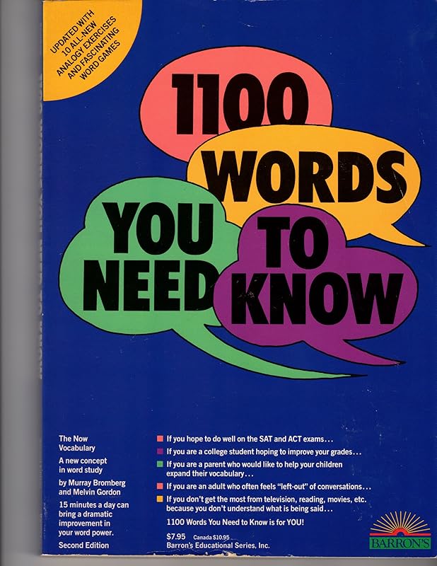 1100 Words You Need to Know by Murray Bromberg
