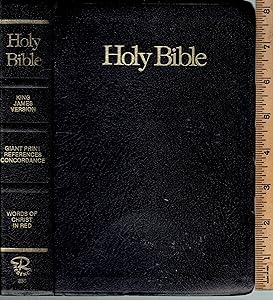 Holy Bible, Nelson/Regency: Personal Size Giant Print, Reference Bible With Concordance : King James Version (NO 833)
