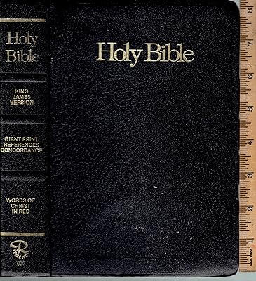 Holy Bible, Nelson/Regency: Personal Size Giant Print, Reference Bible With Concordance : King James Version (NO 833)