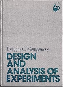Design and analysis of experiments